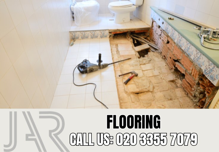 Bathroom Flooring Installation by Battersea Bathroom Fitter